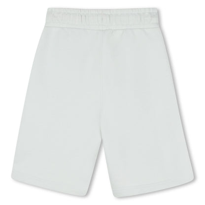 Boys Logo Fleece Jogging Shorts in Mint Green Hugo Boss
