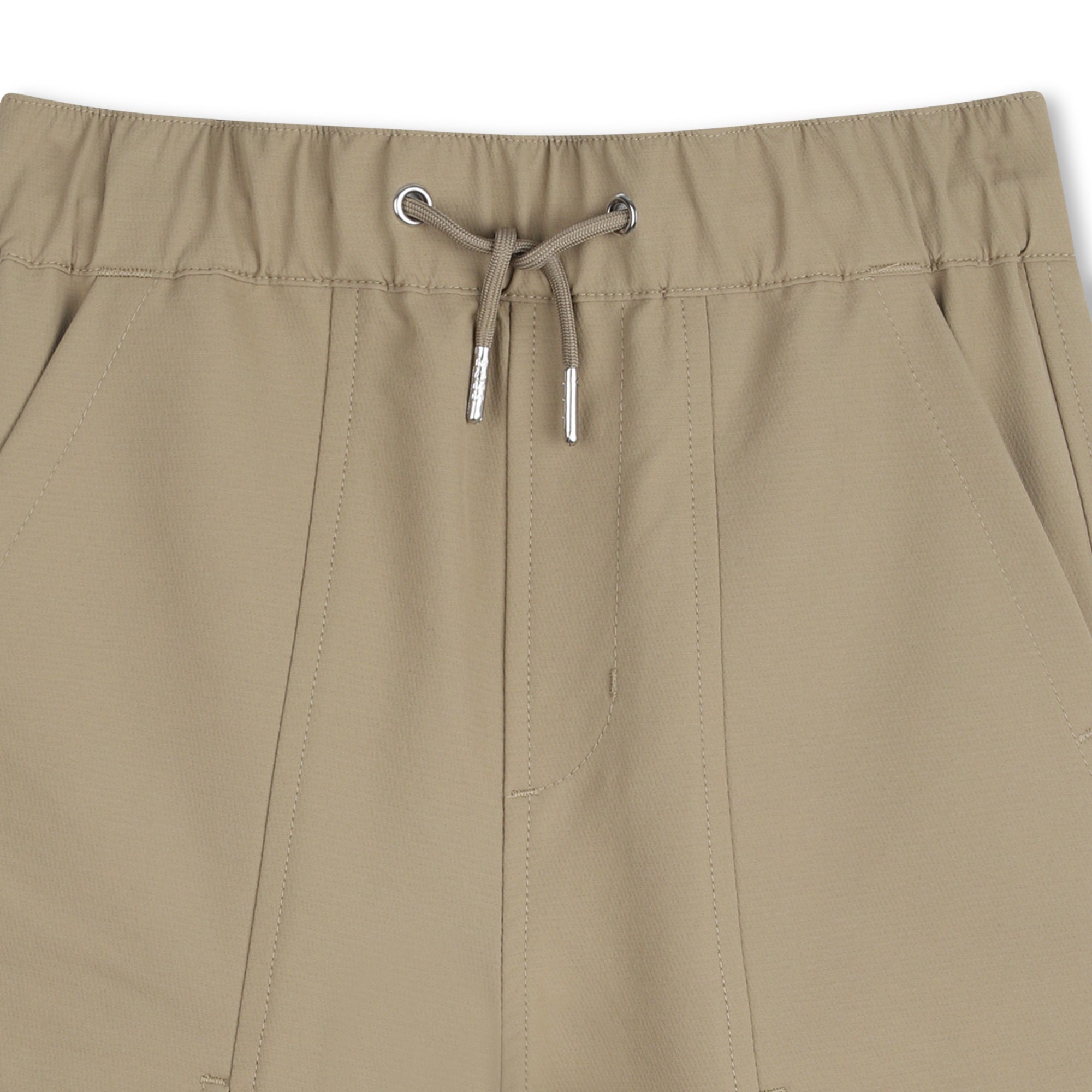 Boys Side-Stripe Stretchy Bermuda Shorts in Navy Hugo Boss