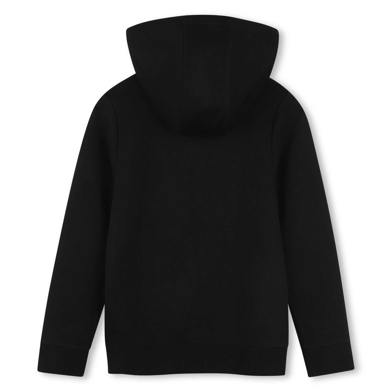 Hooded Zip Up Cotton Blend Cardigan with Front Pockets Hugo Boss