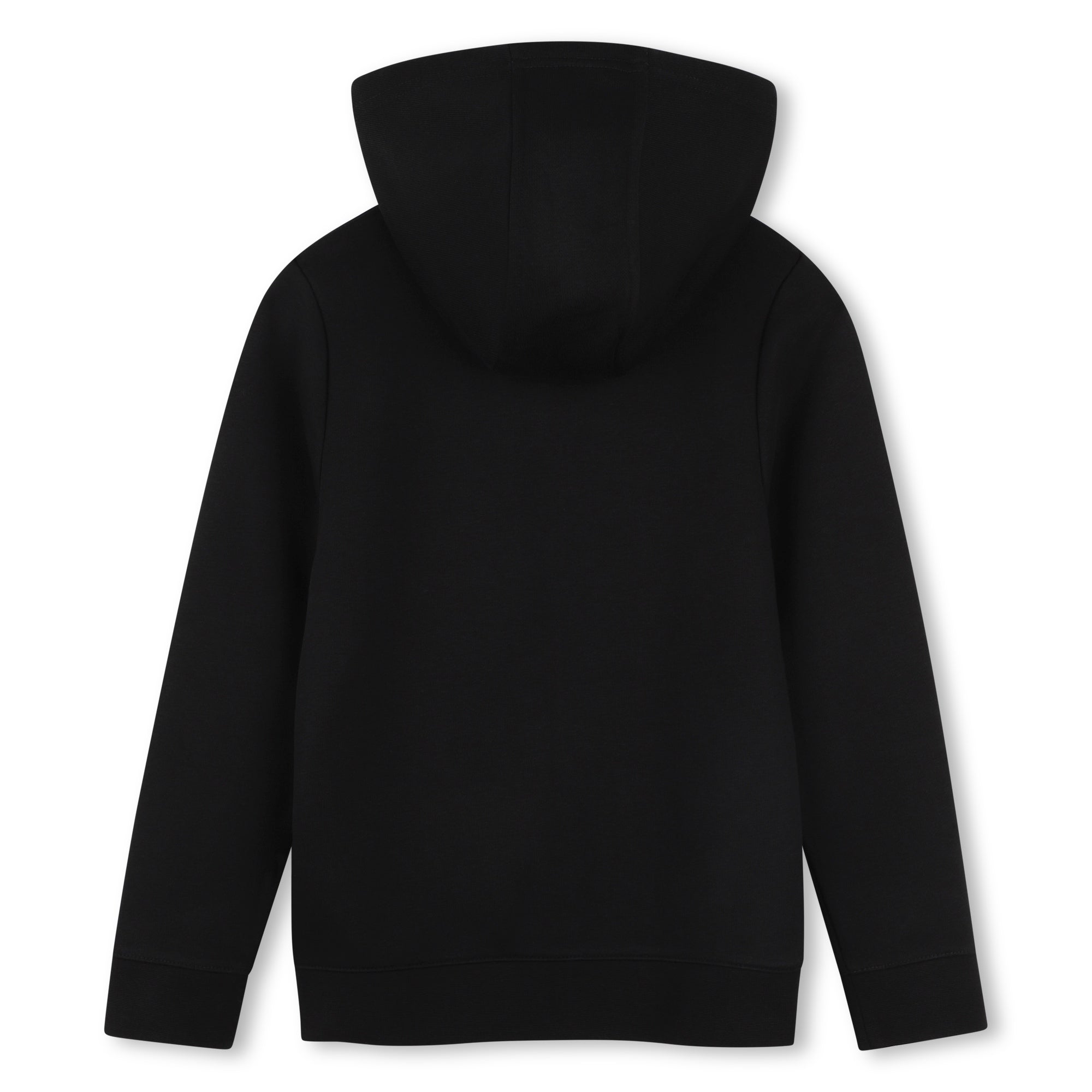 Hooded Zip Up Cotton Blend Cardigan with Front Pockets Hugo Boss