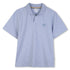 Boys Quilted Cotton Piqué Polo Shirt in Blue Hugo Boss