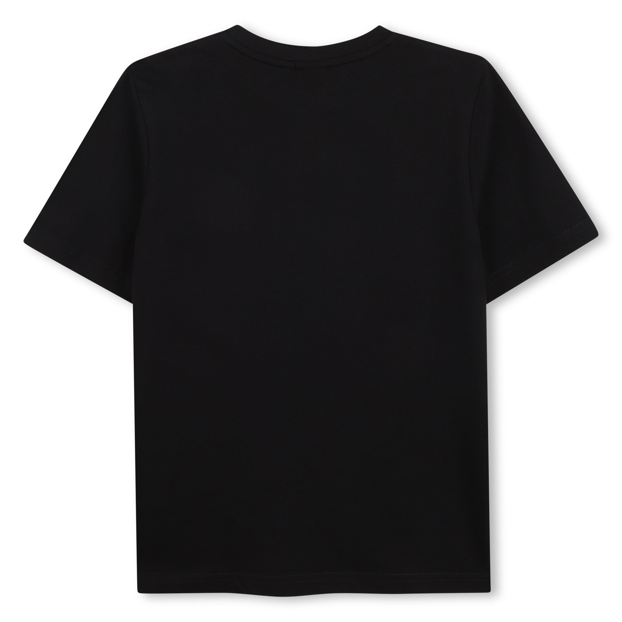 Cotton Jersey Short Sleeve T Shirt with Graphic Chest Print Hugo Boss