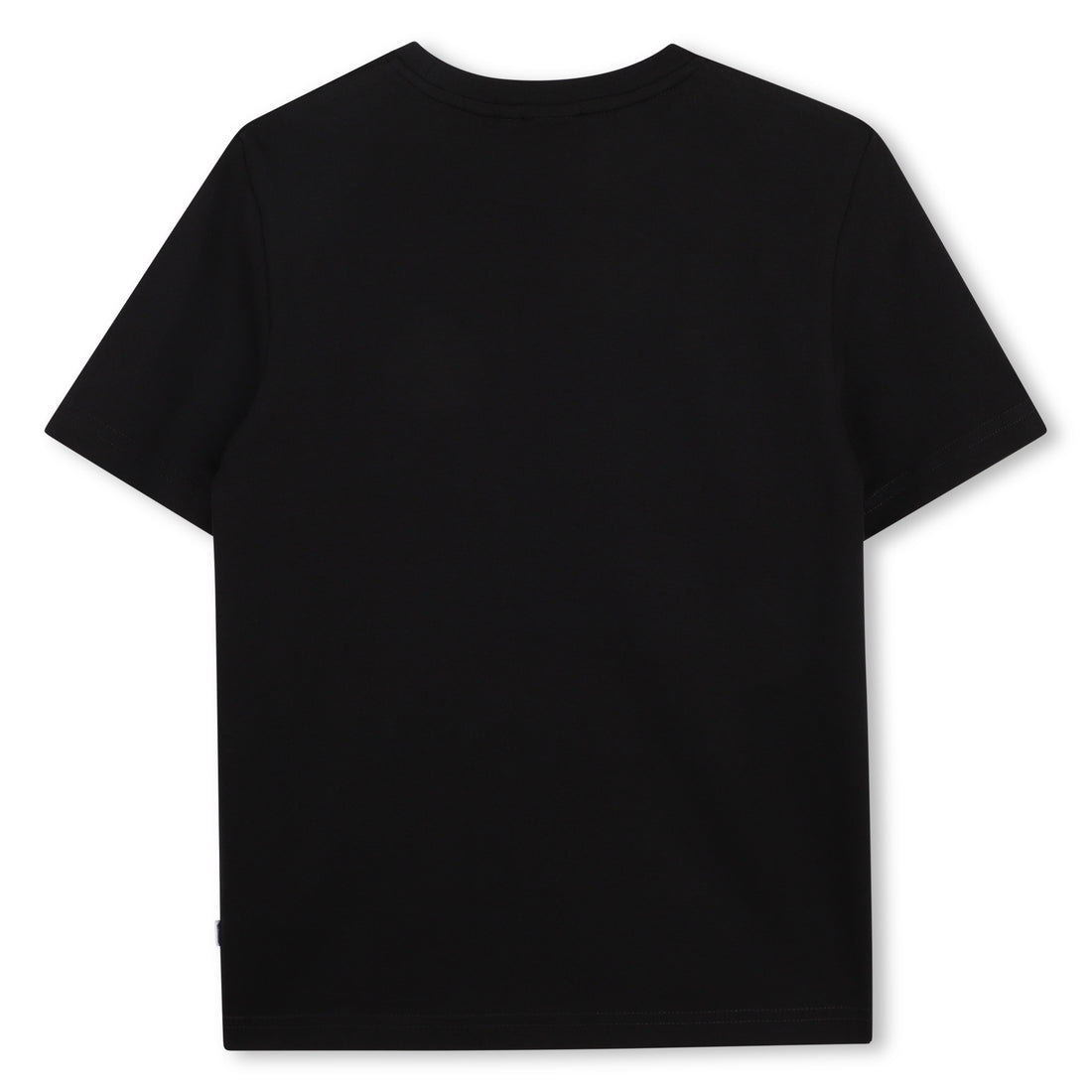 Cotton Short Sleeve T Shirt with Chest Stripe Detail Hugo Boss