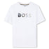 Cotton Jersey Short Sleeve T Shirt with Graphic Chest Print Hugo Boss