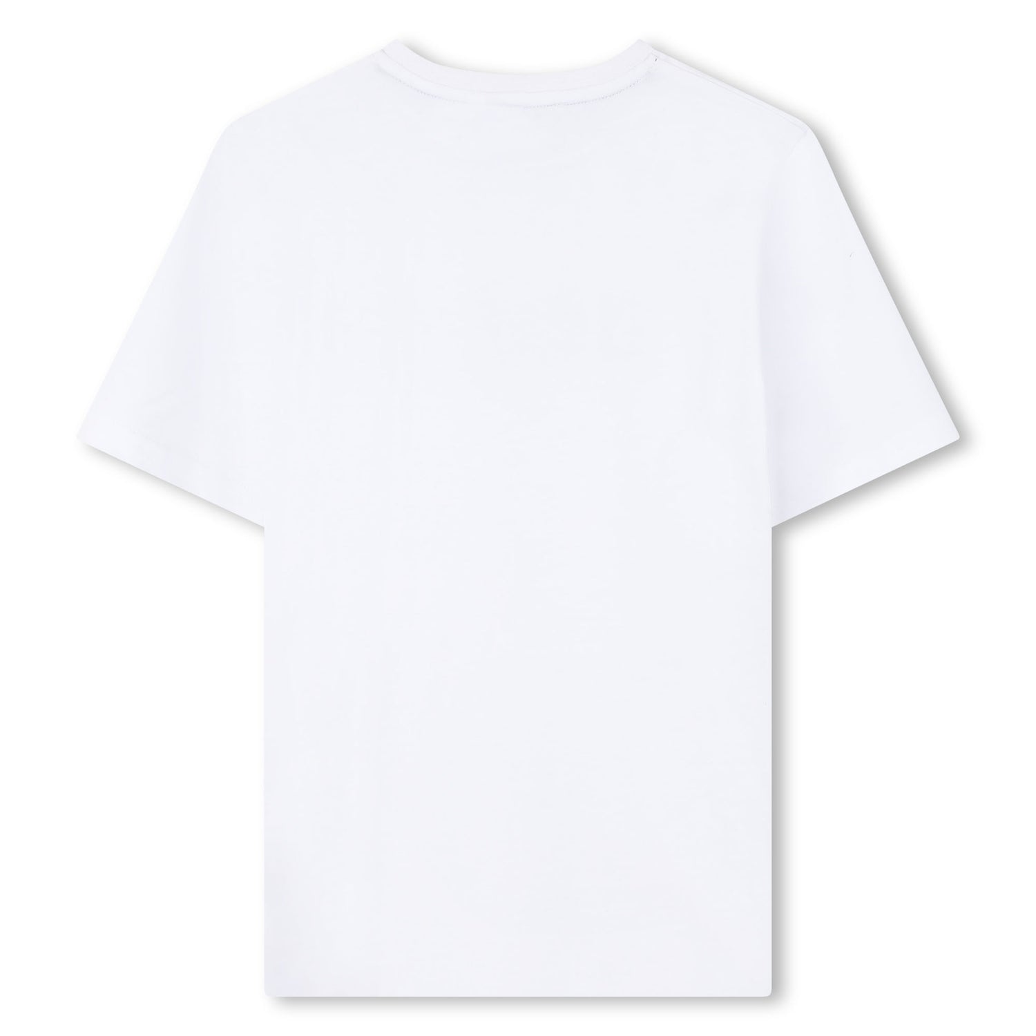 Cotton Jersey Short Sleeve T Shirt with Graphic Chest Print Hugo Boss
