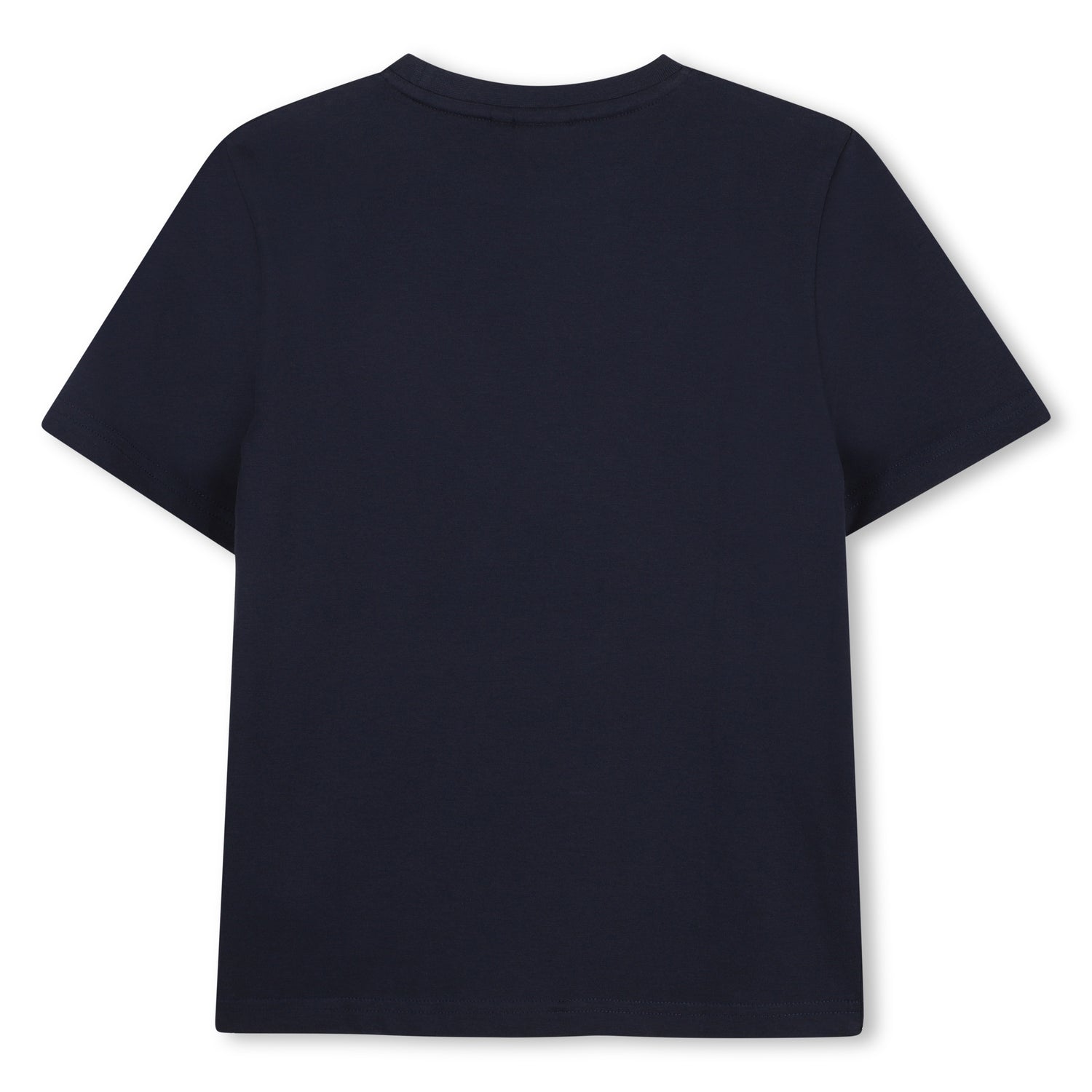 Cotton Jersey Short Sleeve T Shirt with Graphic Chest Print Hugo Boss