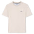 Boys Monogrammed Cotton Interlock T-Shirt in Stone Hugo Boss