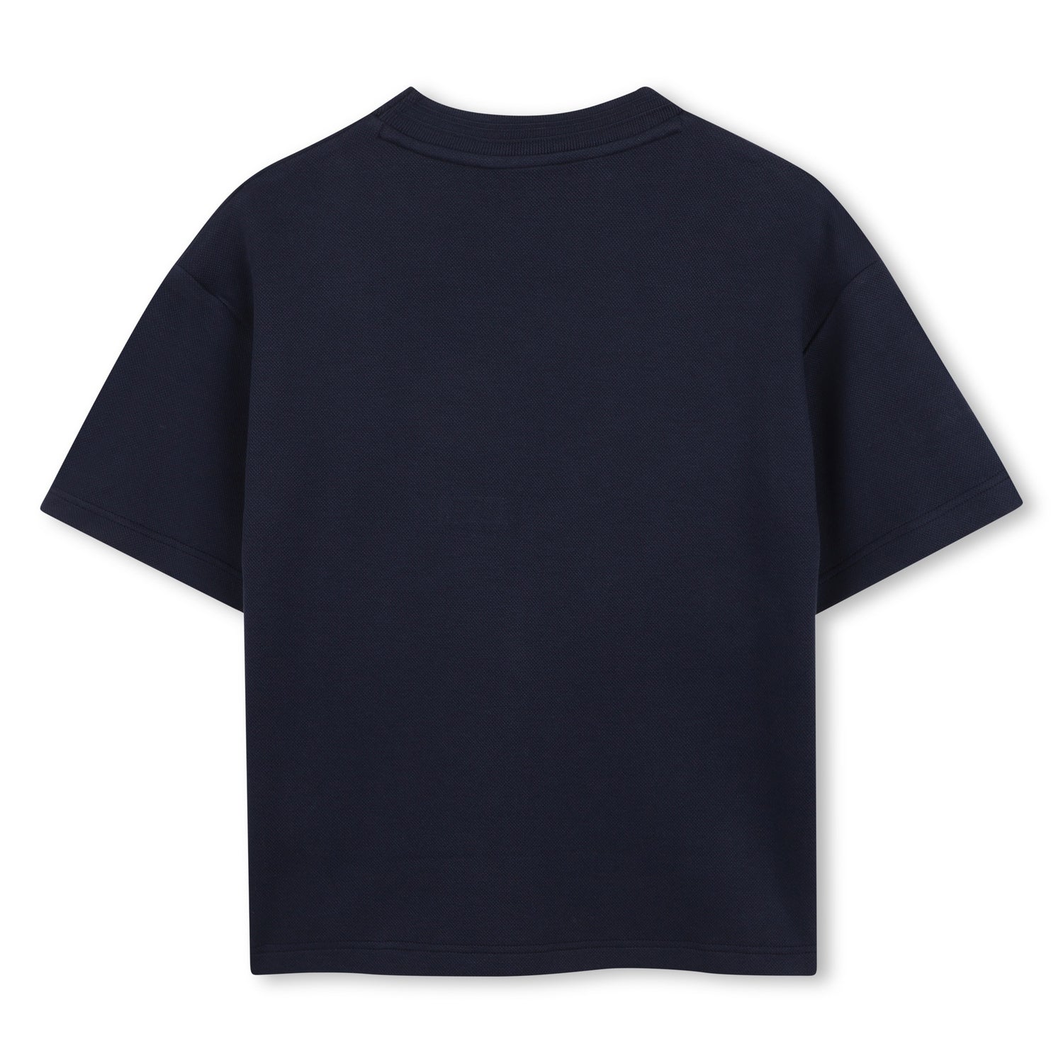 Oversized Cotton Piqué Graphic T Shirt Hugo Boss