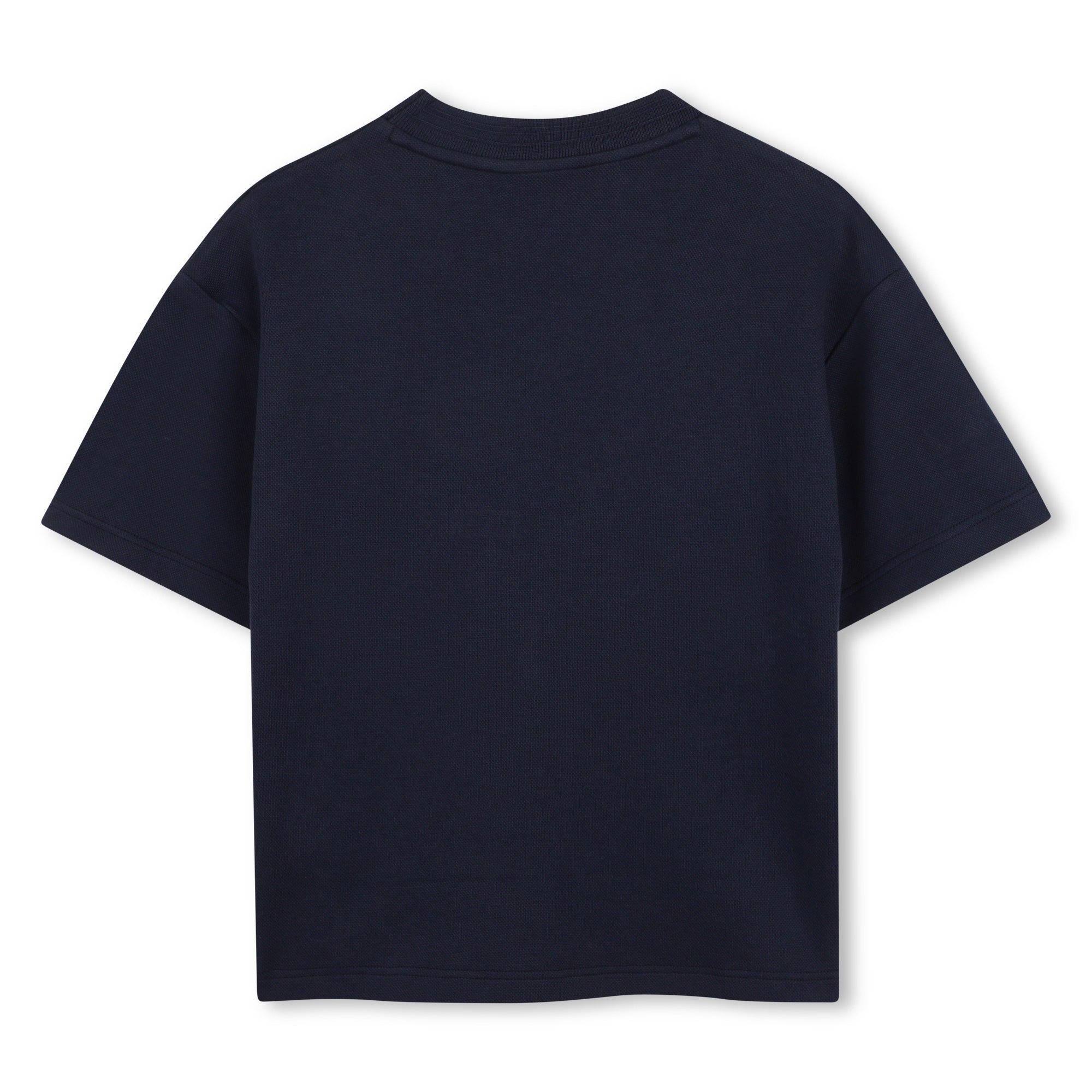 Oversized Cotton Piqué Graphic T Shirt Hugo Boss