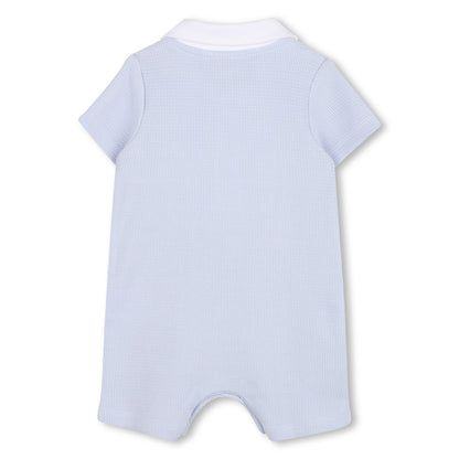 Cotton Waffle Short Jumpsuit Hugo Boss