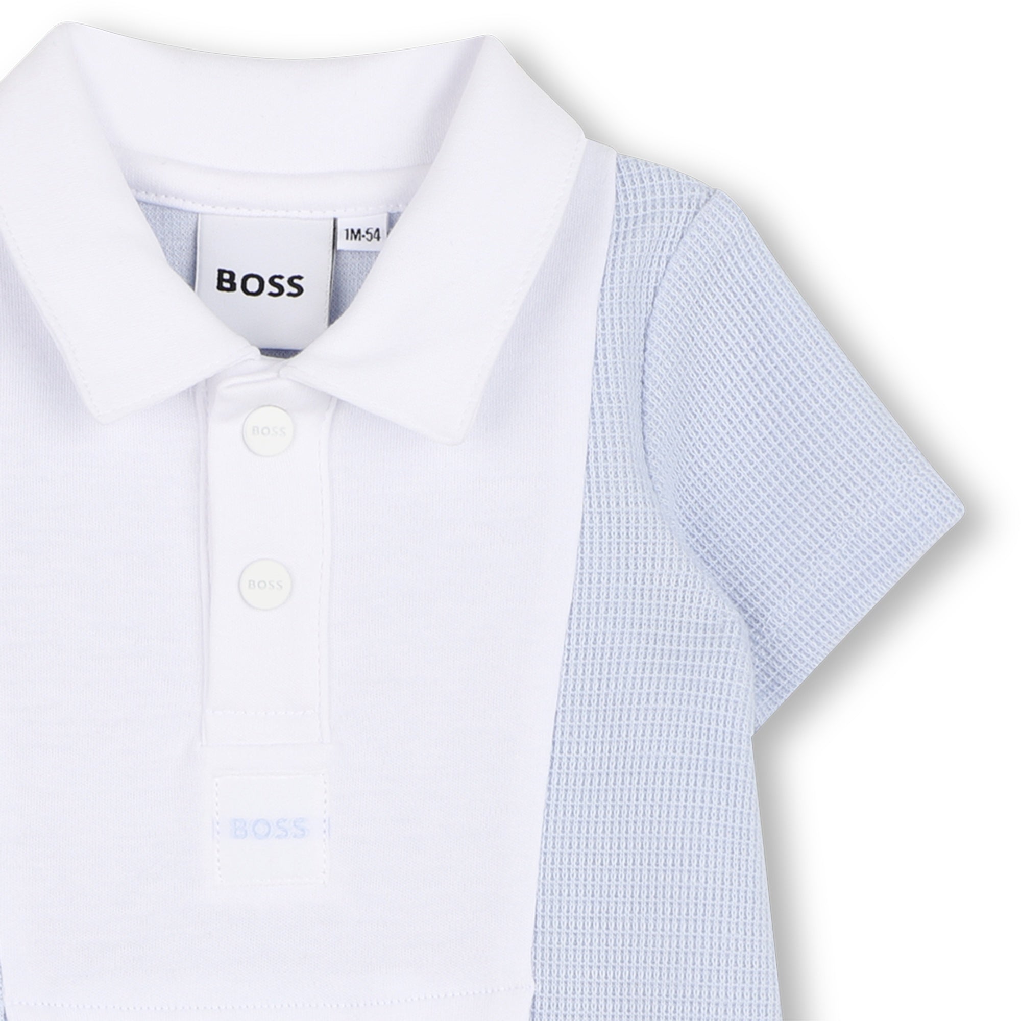 Cotton Waffle Short Jumpsuit Hugo Boss