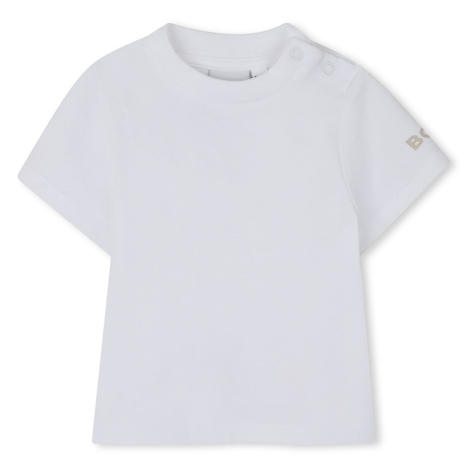 Organic Cotton Stripe Overalls &amp; T-Shirt Gift Set Hugo Boss