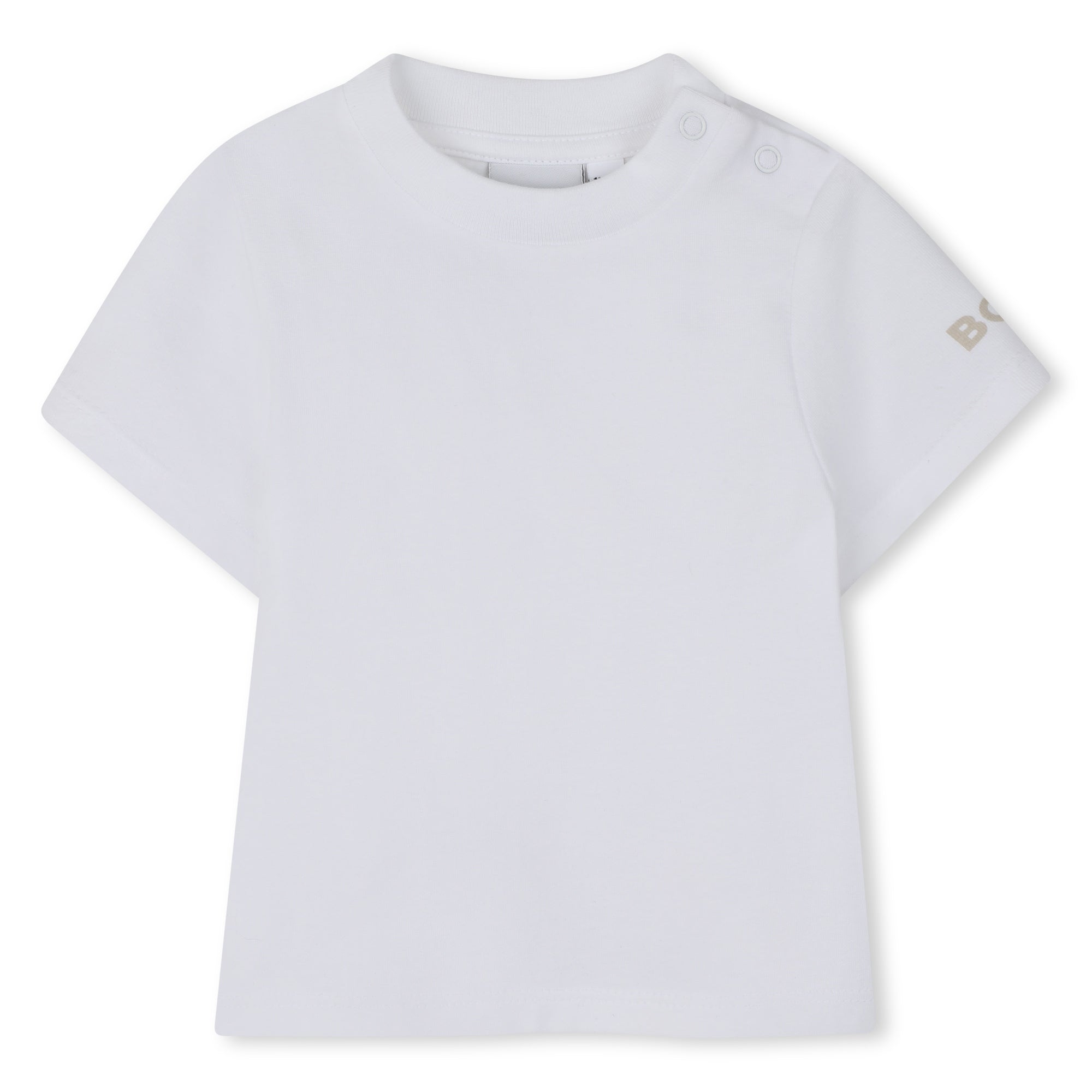 Organic Cotton Stripe Overalls &amp; T-Shirt Gift Set Hugo Boss