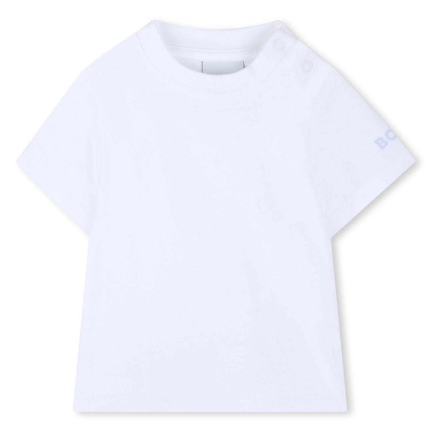 Organic Cotton Stripe Overalls &amp; T-Shirt Gift Set Hugo Boss