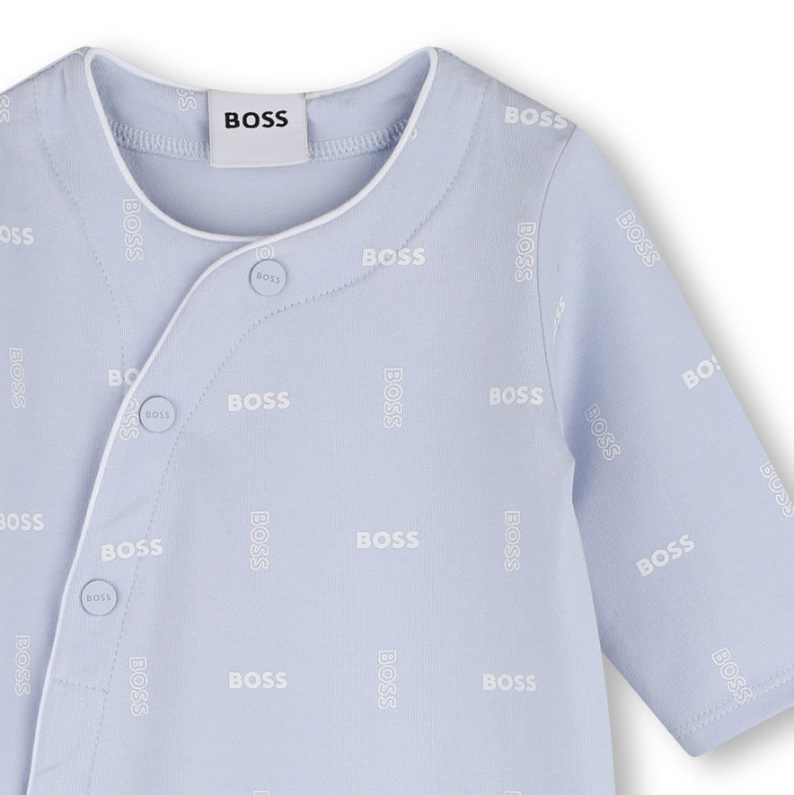 Cotton Jersey Pyjama, Hat and Bib Gift Set Hugo Boss
