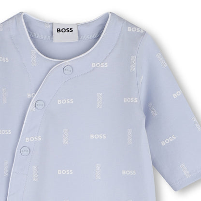Cotton Jersey Pyjama, Hat and Bib Gift Set Hugo Boss