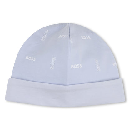Cotton Jersey Pyjama, Hat and Bib Gift Set Hugo Boss
