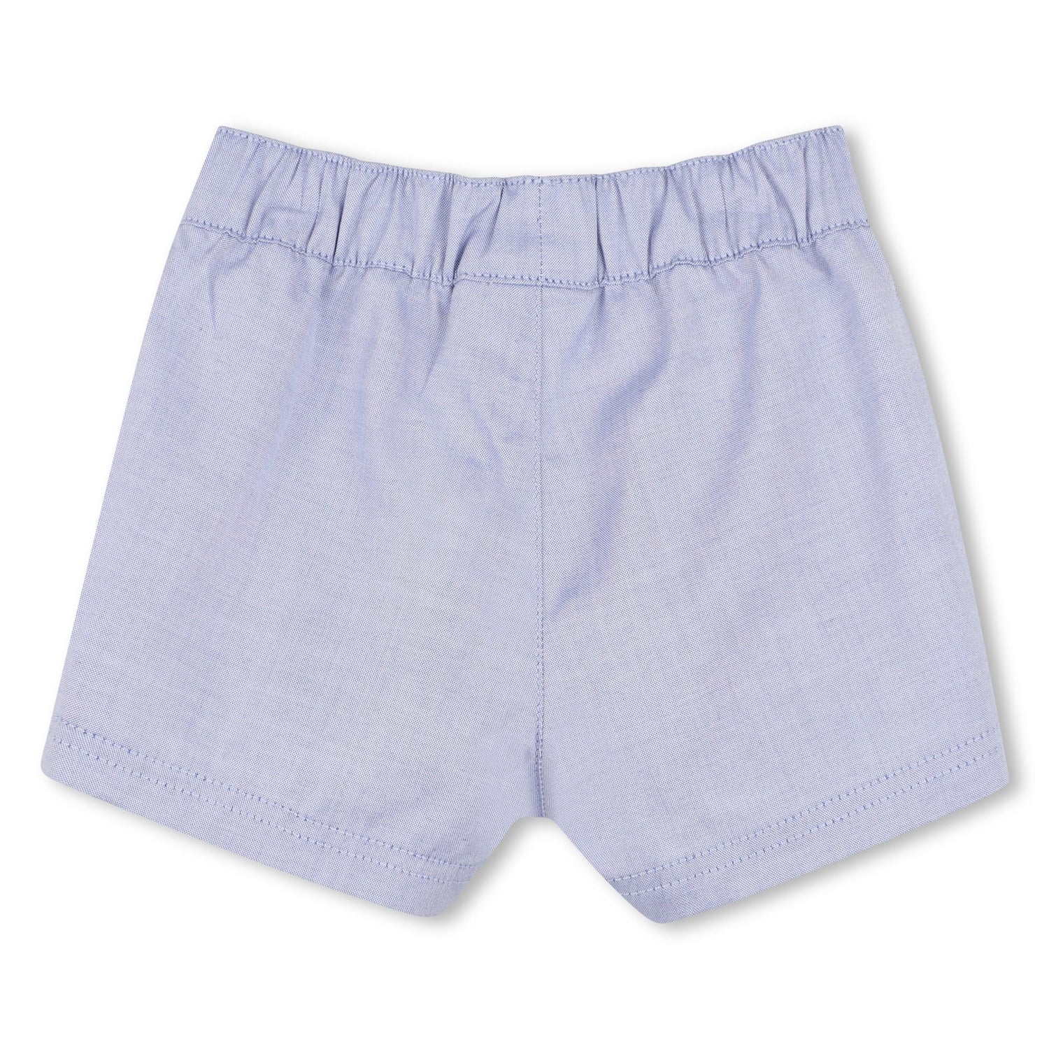 Cotton Shirt and Shorts Set in Oxford Weave Hugo Boss
