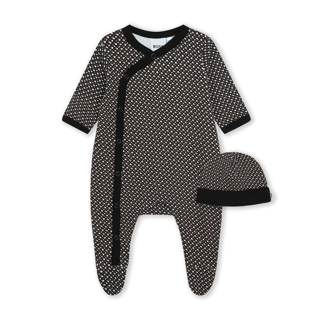 Organic Cotton Pyjamas &amp; Hat Set Hugo Boss