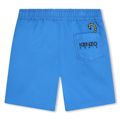 Cotton Twill Bermuda Shorts Kenzo