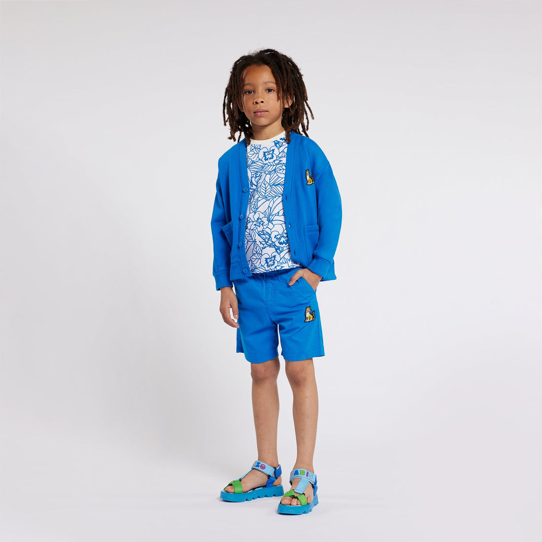 Cotton Twill Bermuda Shorts Kenzo