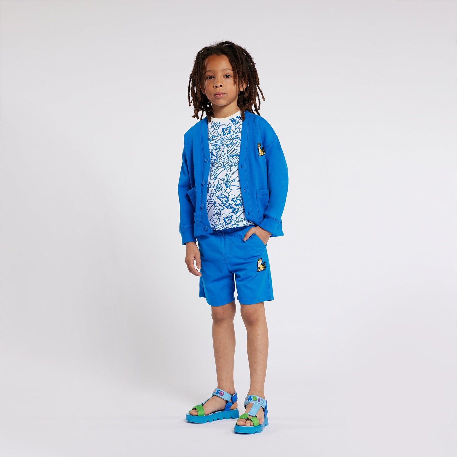 Cotton Twill Bermuda Shorts Kenzo
