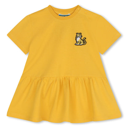 Yellow Tiger Print Dress Kenzo