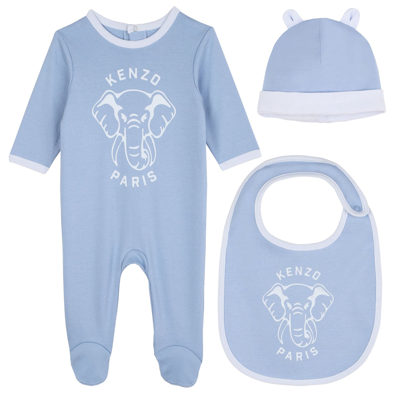 Jumpsuit Bib &amp; Hat Set Kenzo