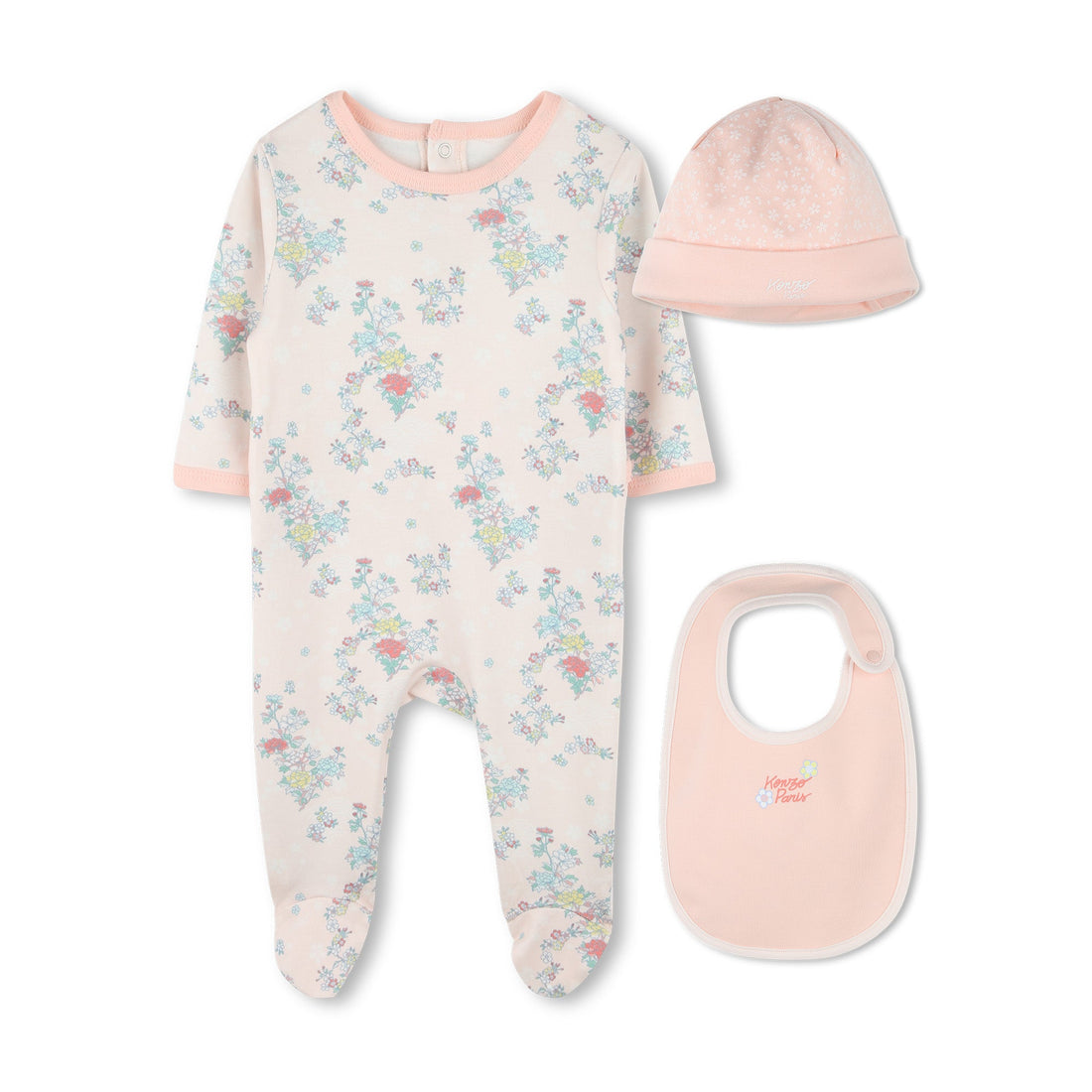 Floral Three-Piece Baby Gift Set Kenzo