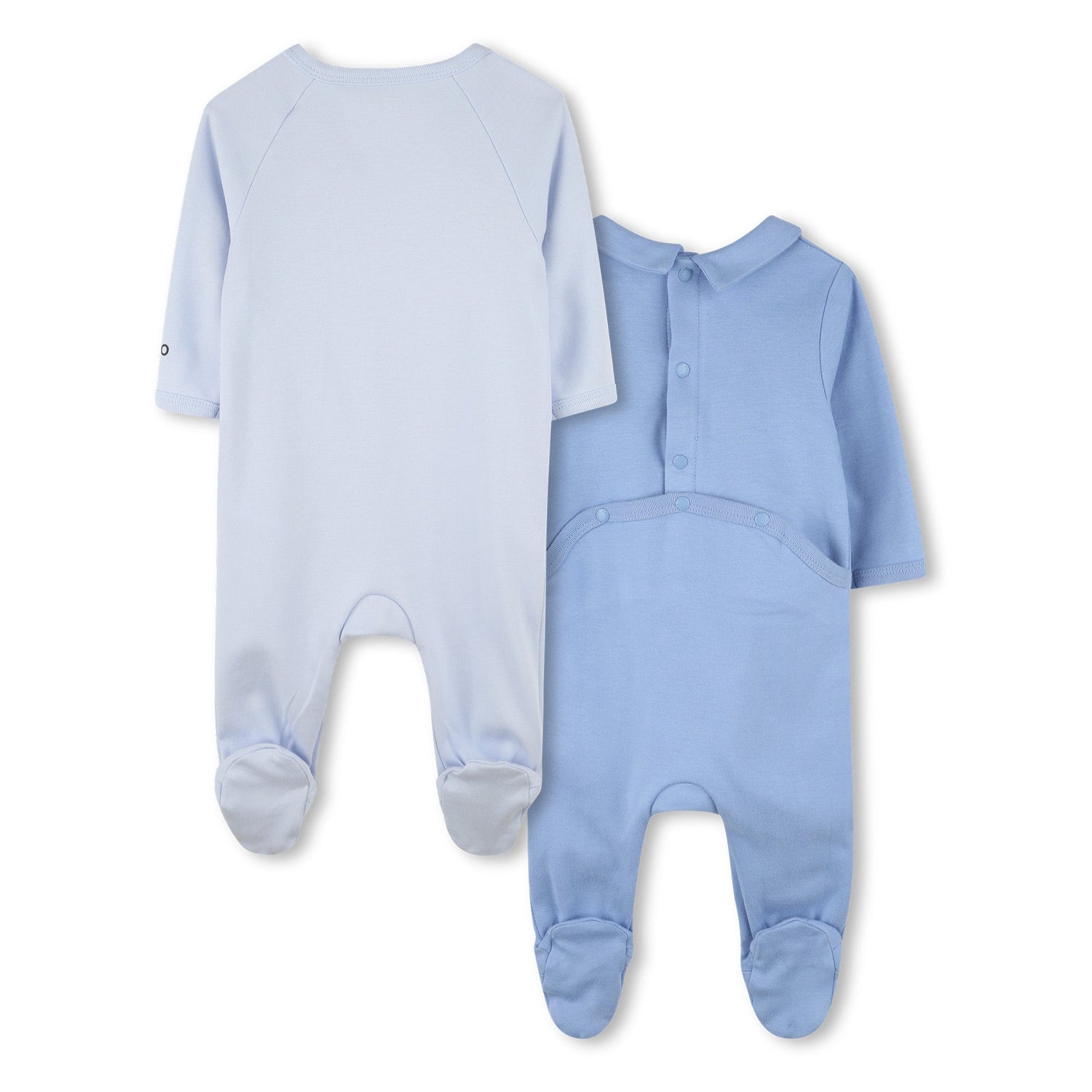 Set of Two Baby Sleepsuits Pink And Blue Set Options Kenzo