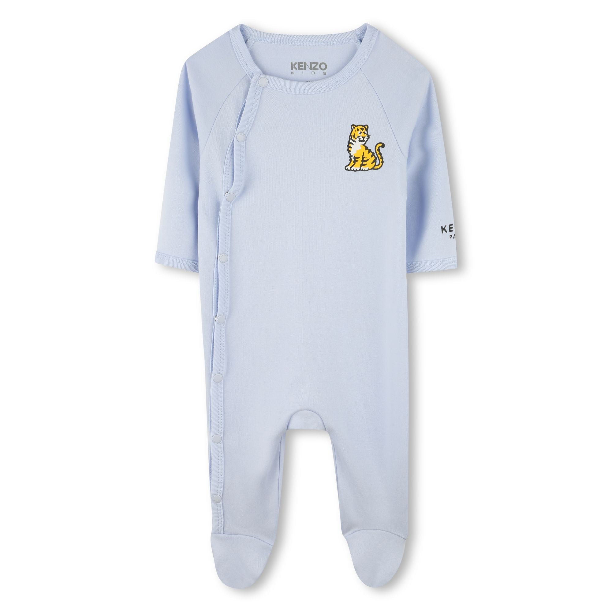 Set of Two Baby Sleepsuits Pink And Blue Set Options Kenzo