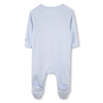 Set of Two Baby Sleepsuits Pink And Blue Set Options Kenzo