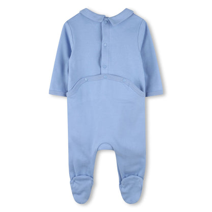 Set of Two Baby Sleepsuits Pink And Blue Set Options Kenzo