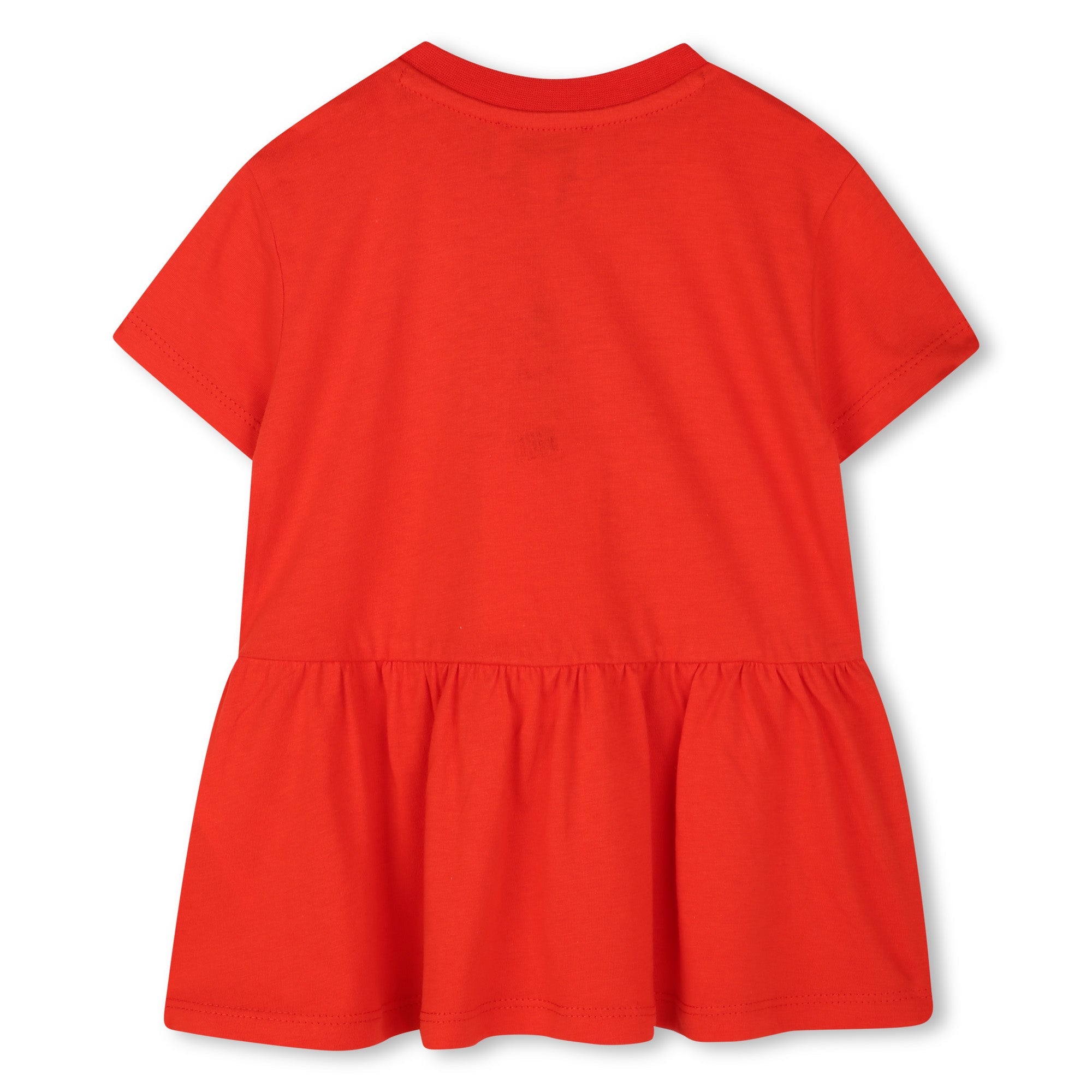 Girls Cotton Dress with Signature Detailing Kenzo