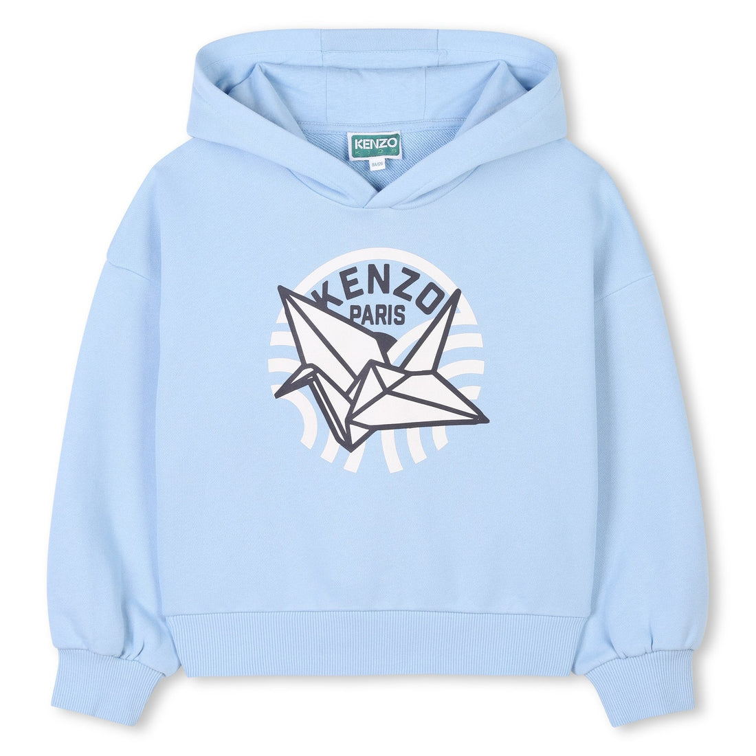 Kids Hooded Sweatshirt with Signature Detailing Kenzo