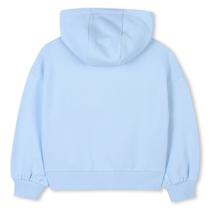 Kids Hooded Sweatshirt with Signature Detailing Kenzo