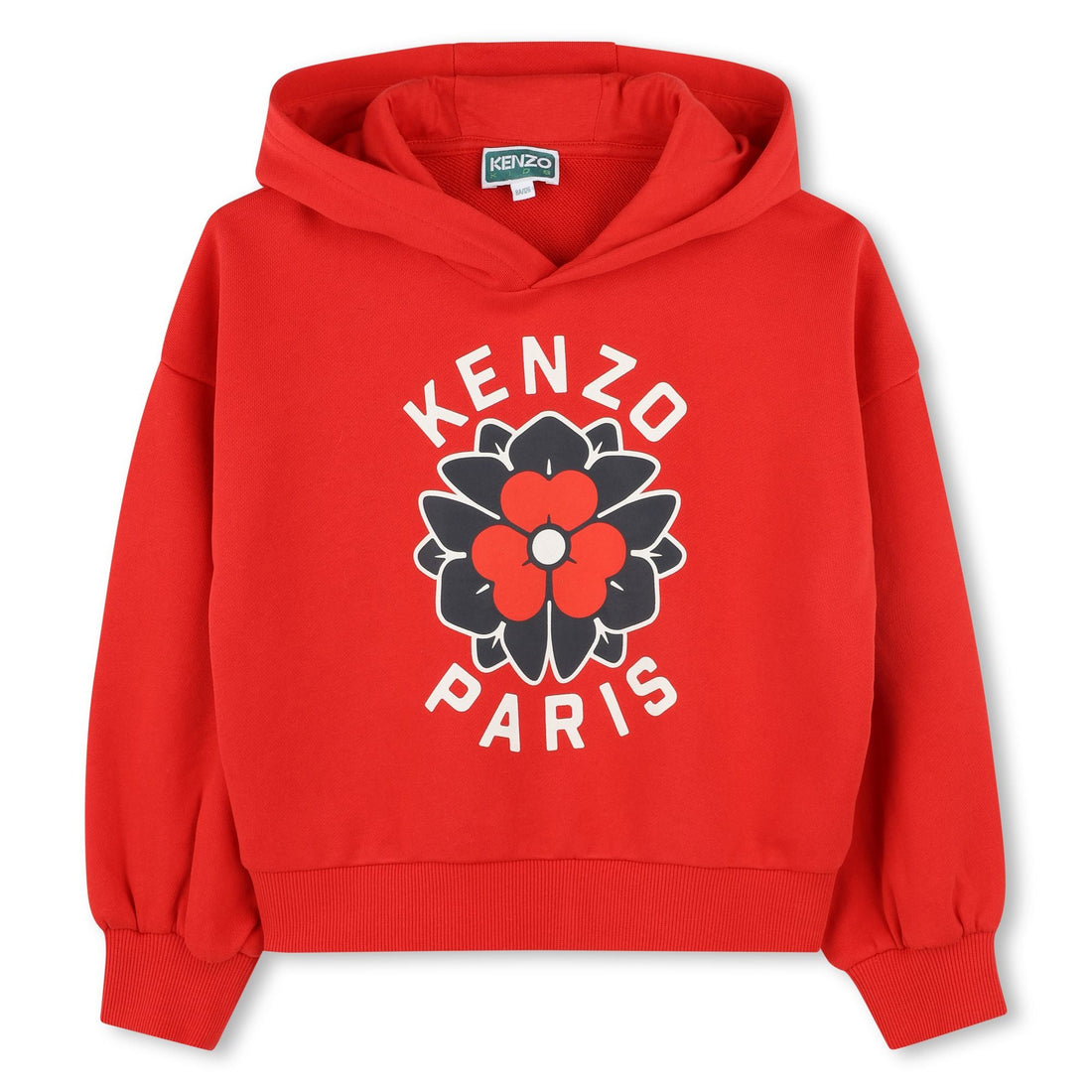 Kids Hooded Sweatshirt with Signature Detailing Kenzo