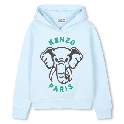 Kids Hooded Sweatshirt with Iconic Prints Kenzo