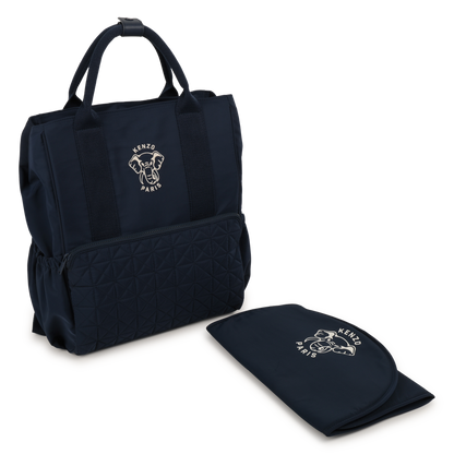 Qulited Panel Changing Bag Navy Blue Kenzo