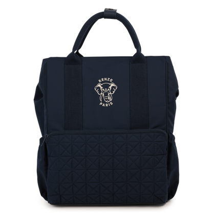 Qulited Panel Changing Bag Navy Blue Kenzo