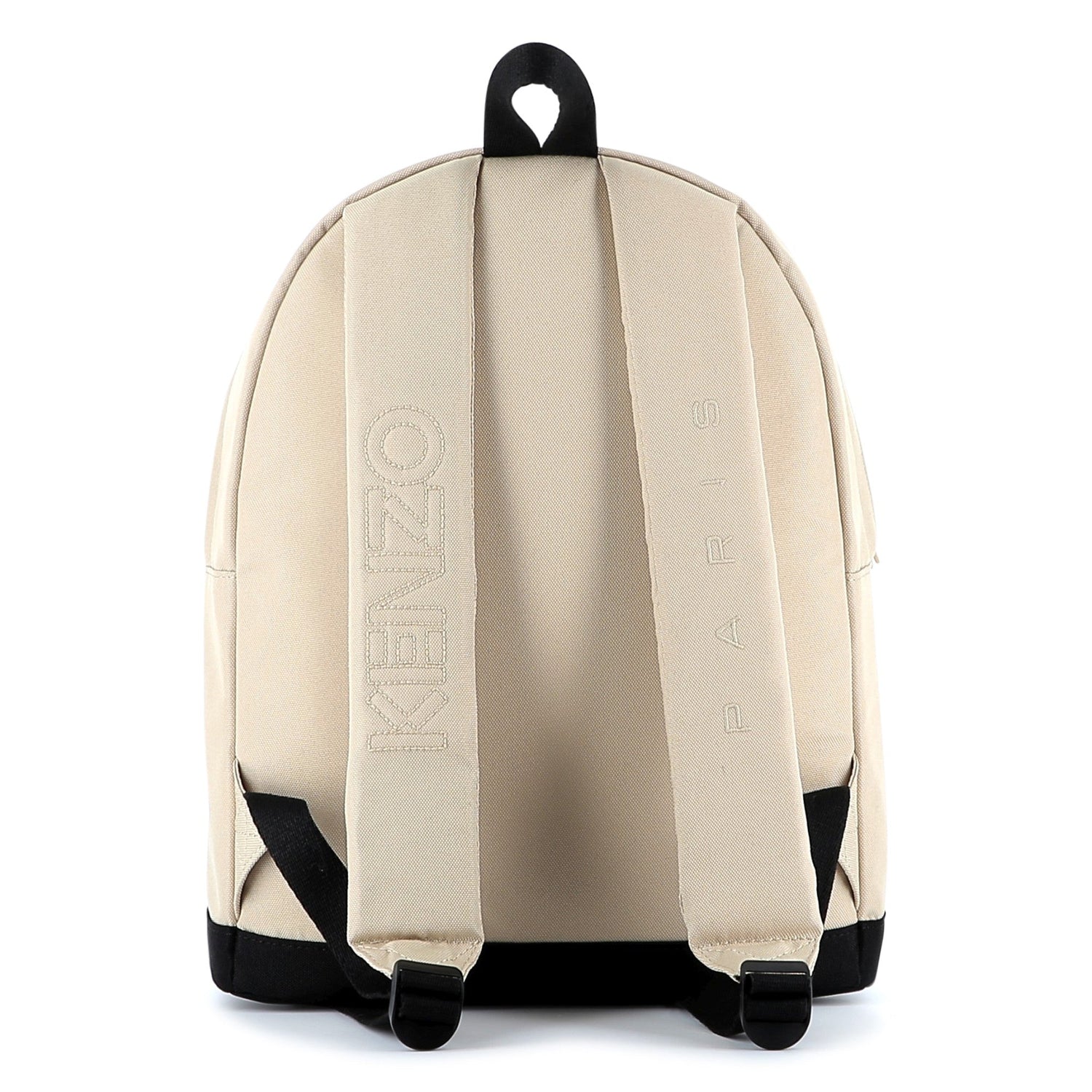 Kids canvas backpack with embroidered tiger logo and adjustable straps Kenzo