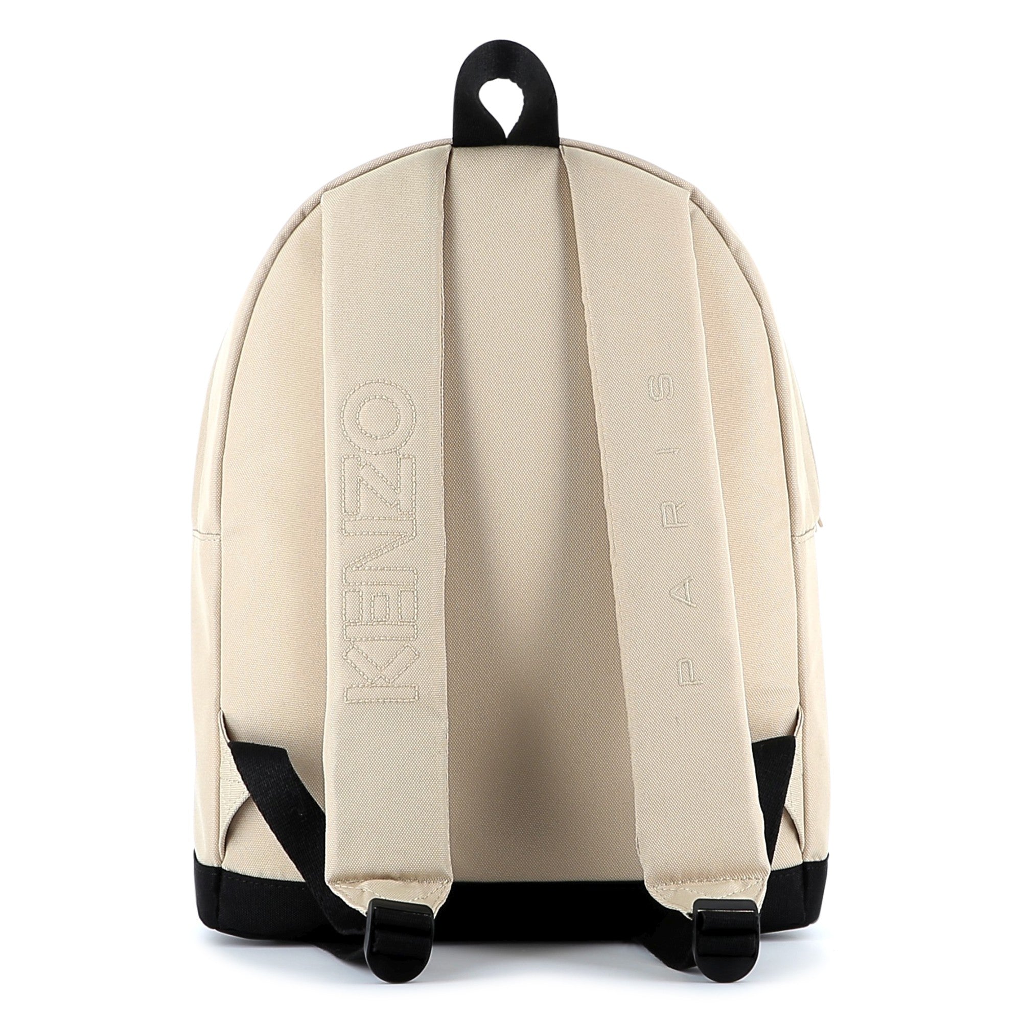 Kids canvas backpack with embroidered tiger logo and adjustable straps Kenzo