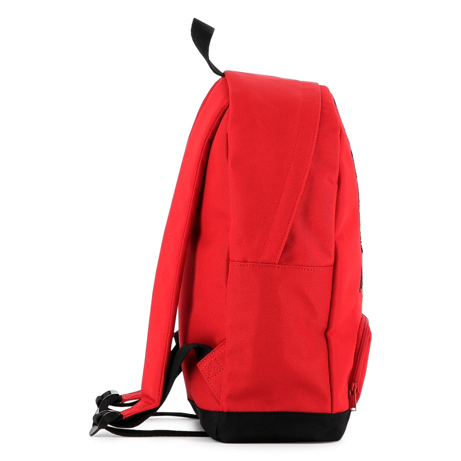 Kids canvas backpack with embroidered tiger logo and adjustable straps Kenzo