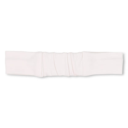 Baby pink dress, white leggings and matching headband set with embroidered detail Kenzo