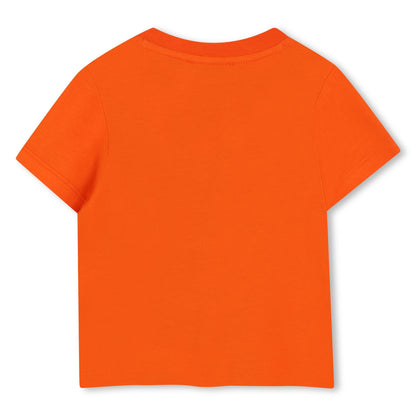 Kids Jersey T-Shirt with Tiger Print Kenzo