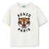 Kids organic cotton t-shirt with roaring tiger logo print Kenzo