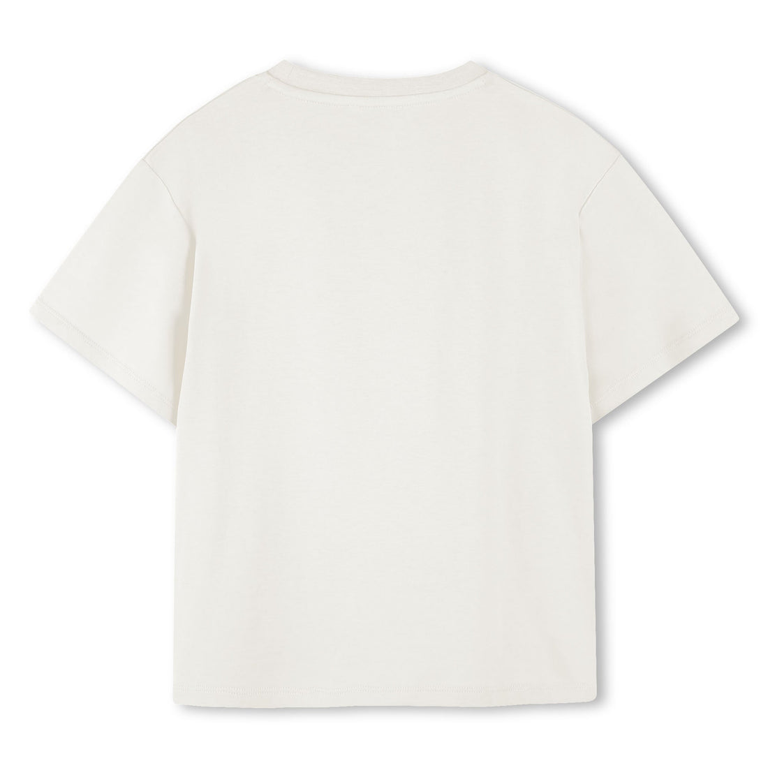 Kids organic cotton t-shirt with roaring tiger logo print Kenzo