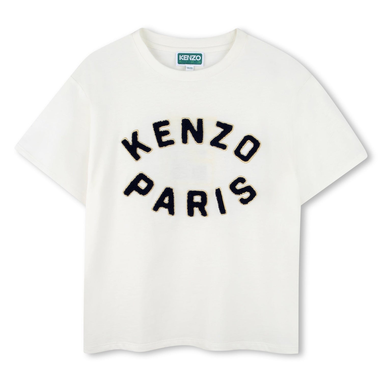 Short Sleeve Logo T-Shirt, White Kenzo