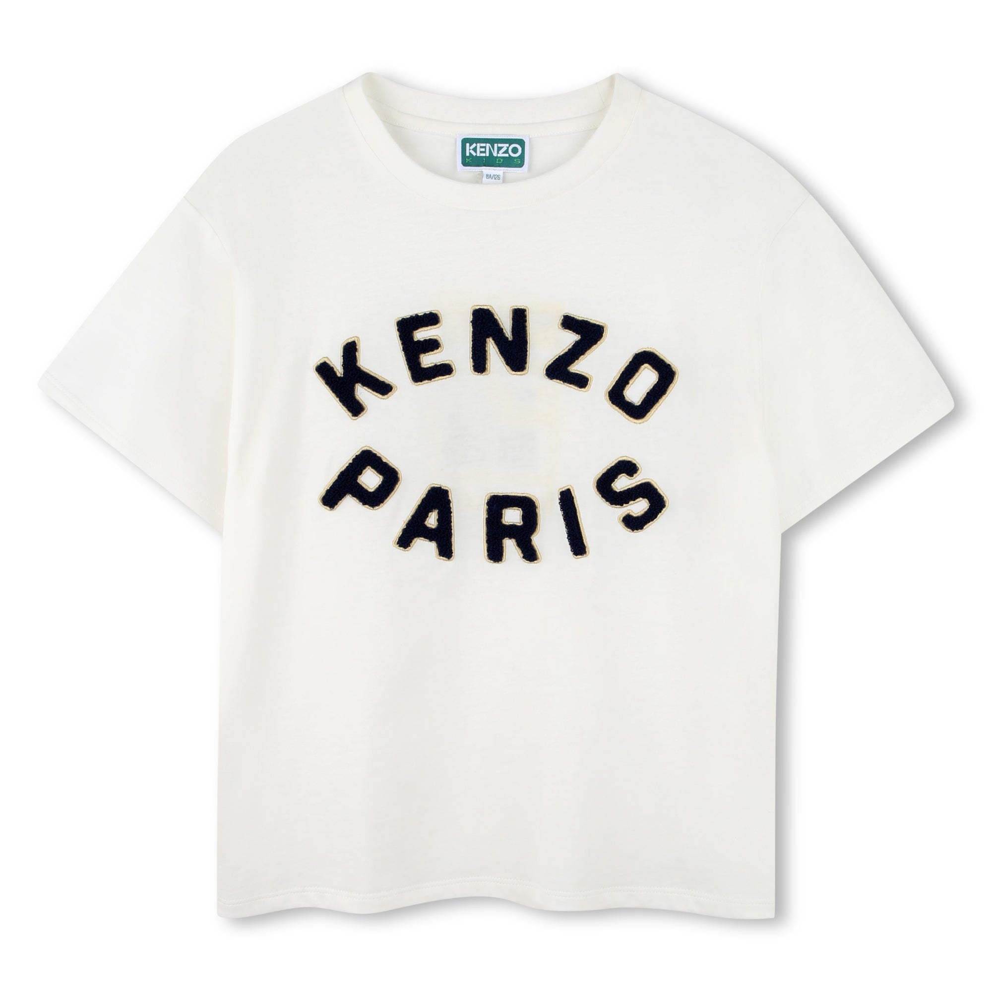 Short Sleeve Logo T-Shirt, White Kenzo