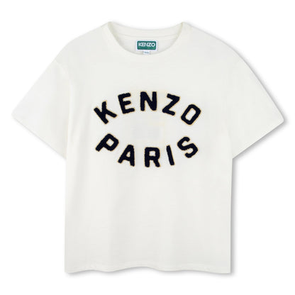 Short Sleeve Logo T-Shirt, White Kenzo